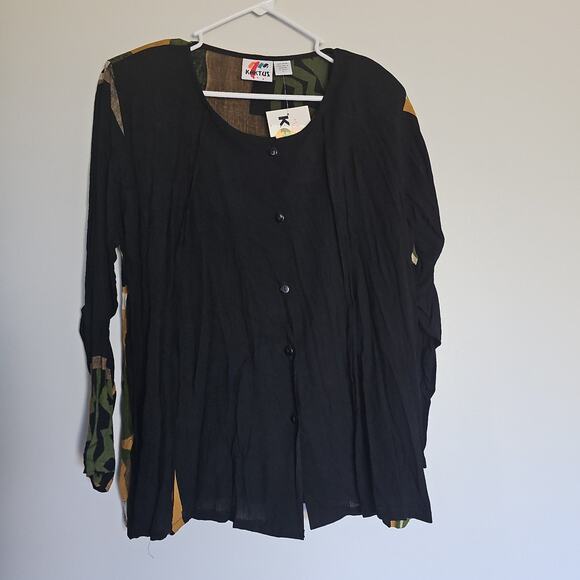 Vintage Large Katkus 100% Rayon Skirt & Top NWT - Picture 2 of 8